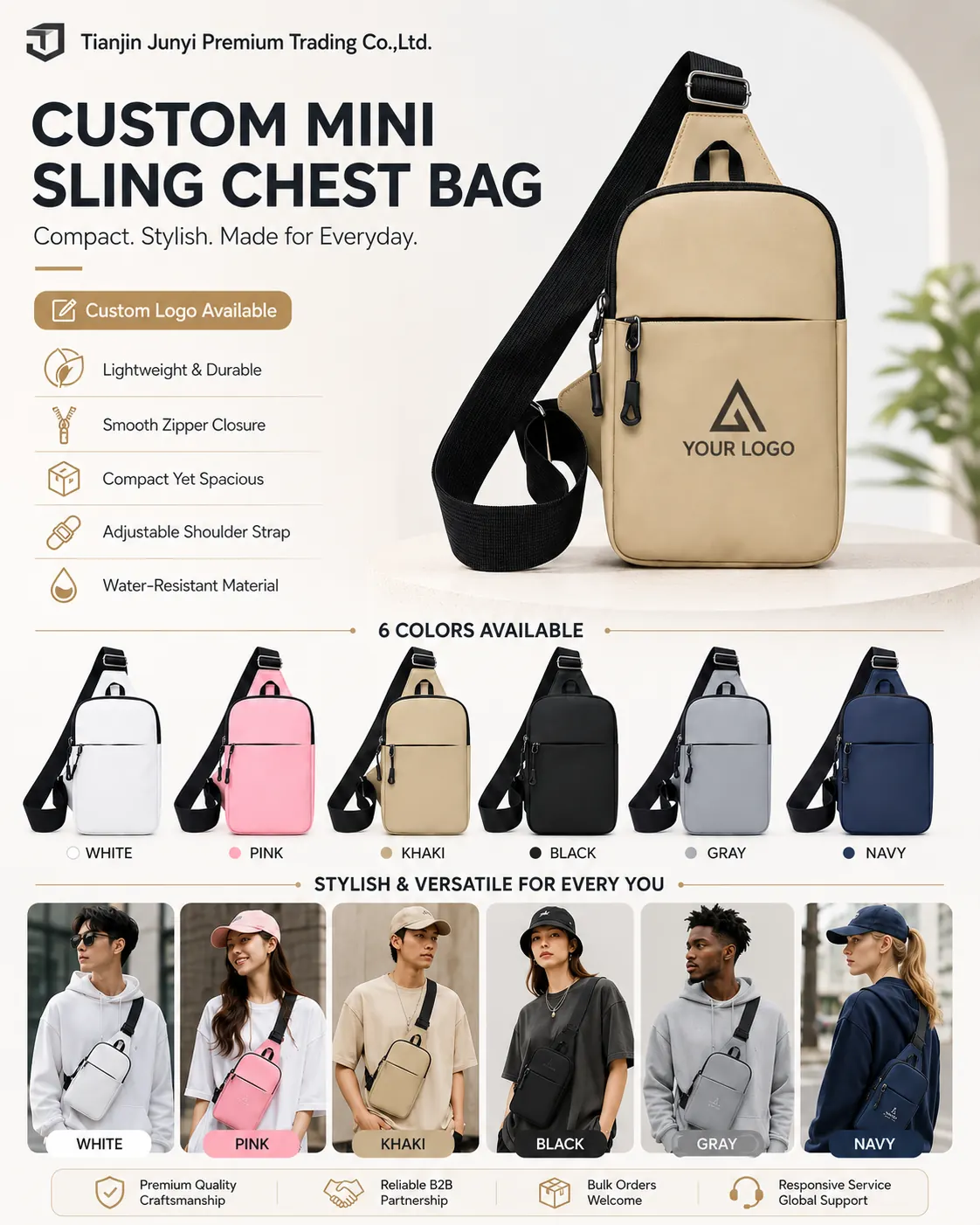 Custom Mini Crossbody Bag / Mini Sling Crossbody 2