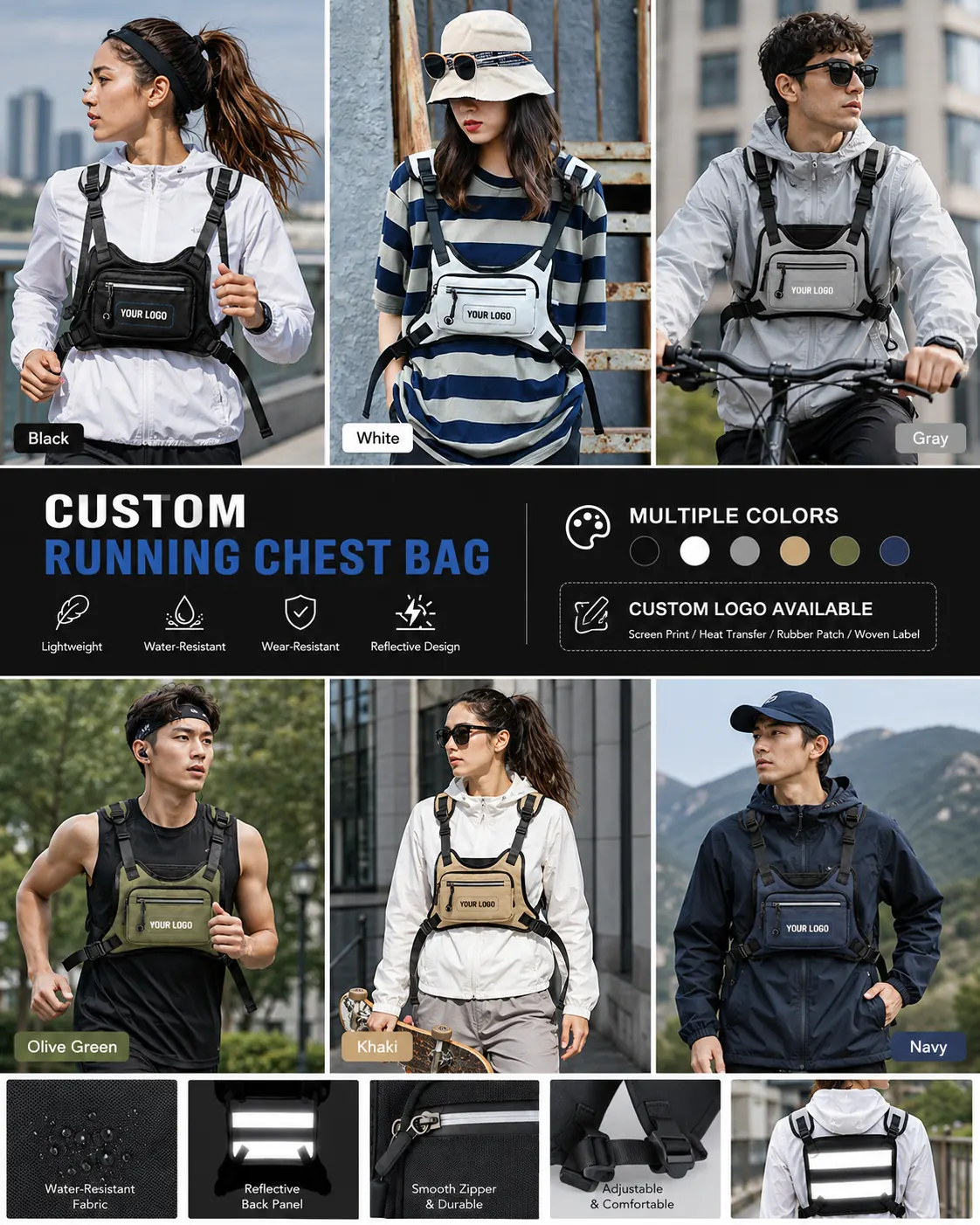 Sports Lifestyle Running Chest Bag