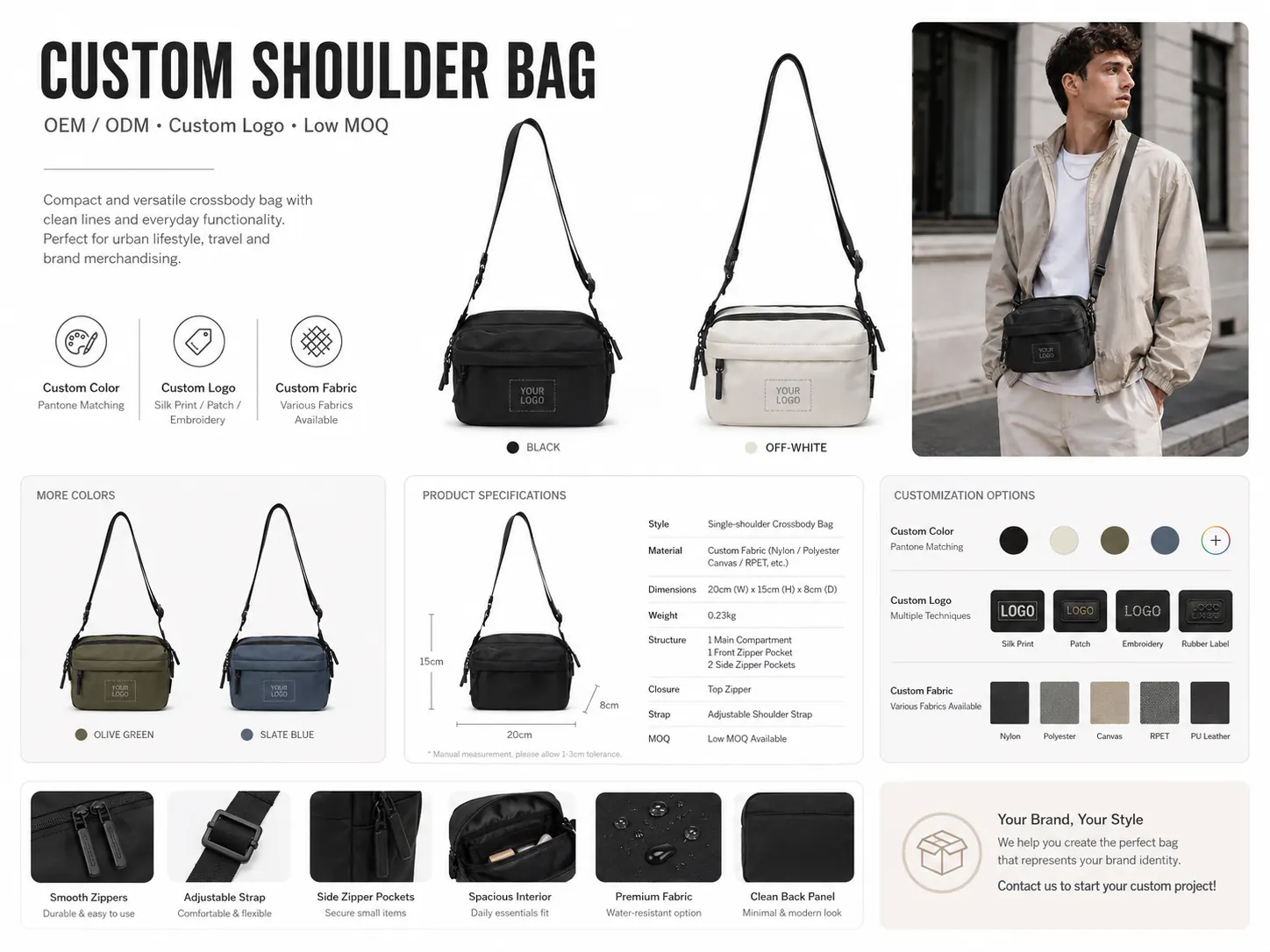 Custom Shoulder Bag / Daily Shoulder Bag 2