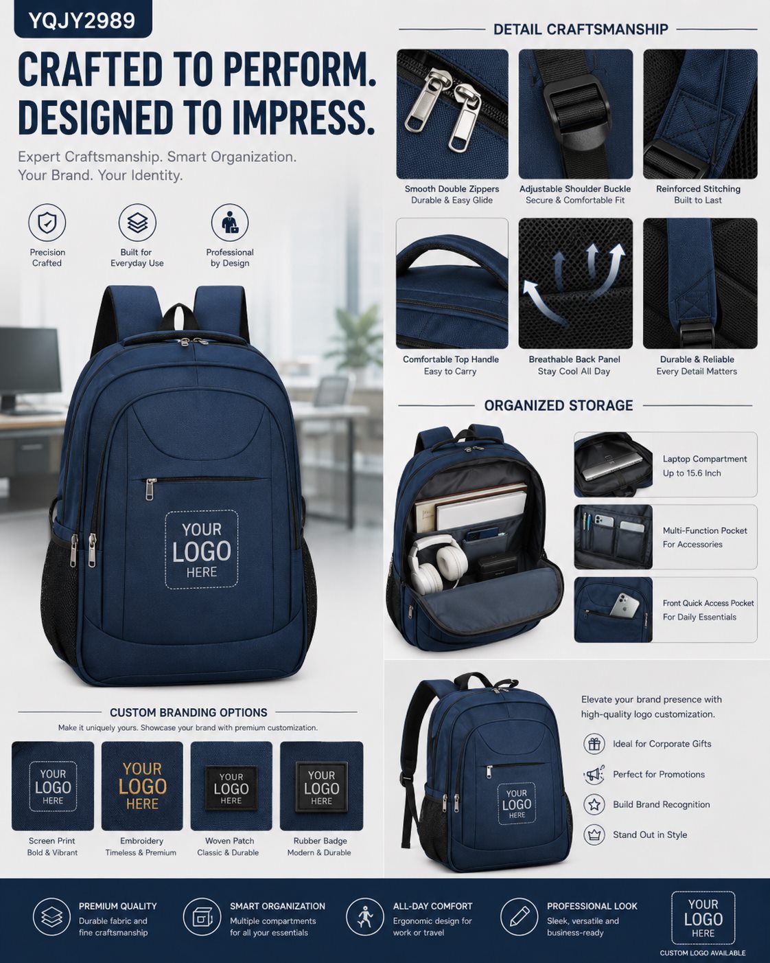 Travel-ready Business Backpack / Business & Leisure Backpack 3