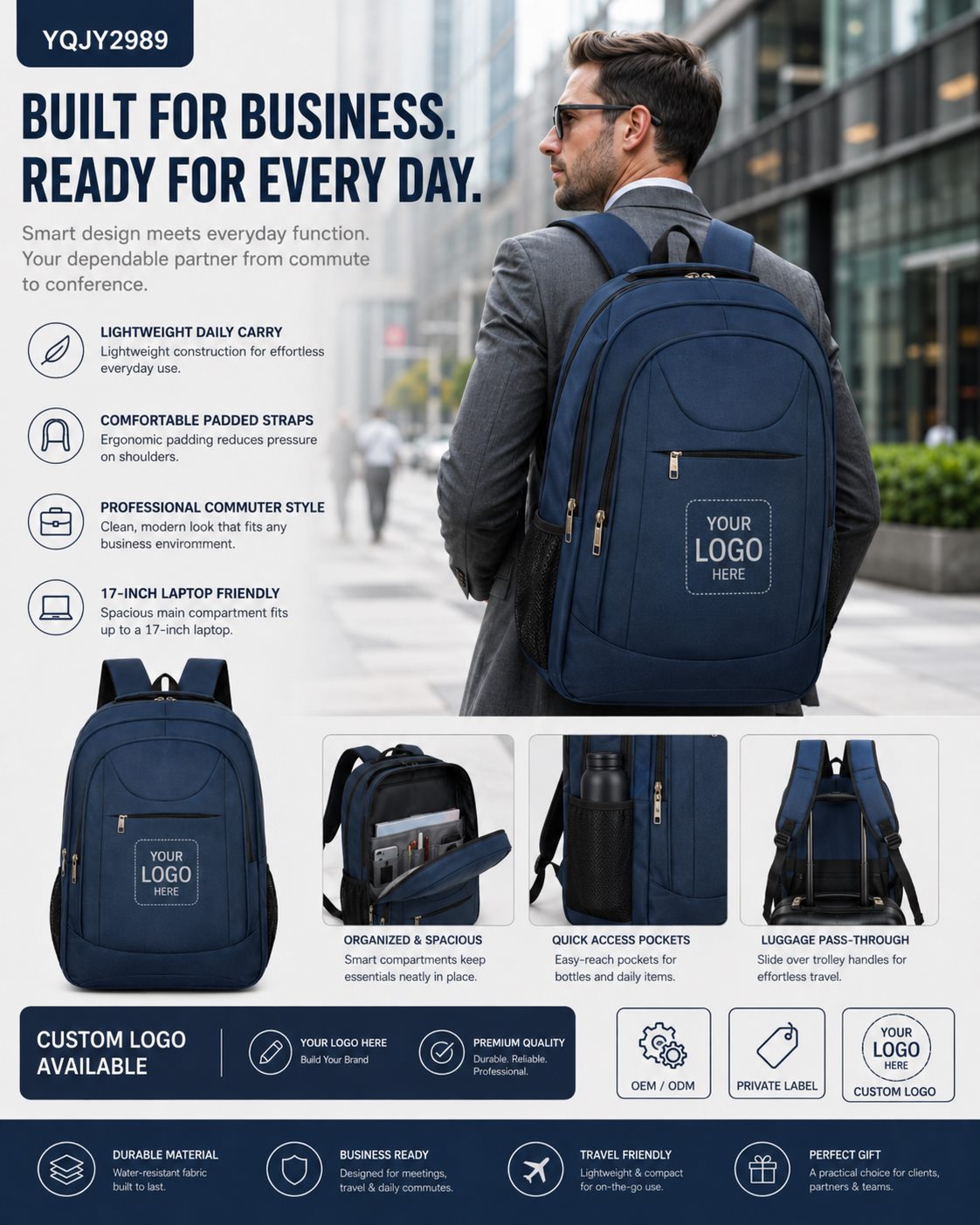 Travel-ready Business Backpack / Business & Leisure Backpack 4