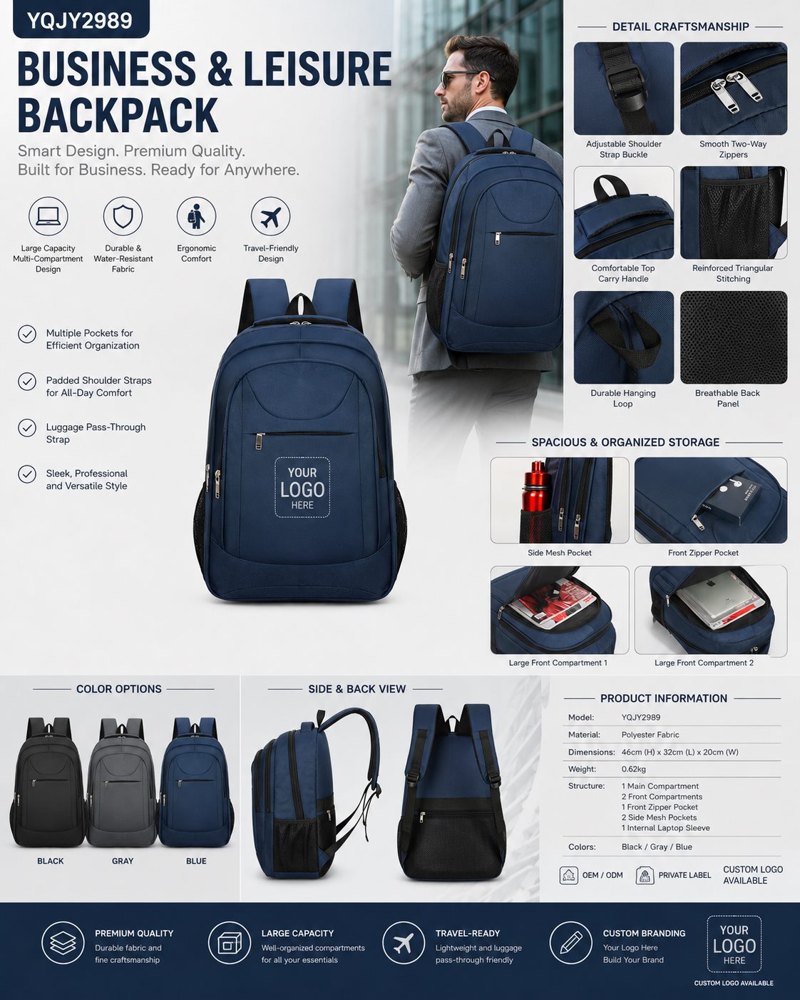Travel-ready Business Backpack / Business & Leisure Backpack 5